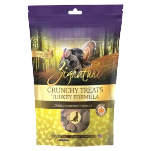 Zignature Turkey Biscuit Crunchy Treat For Dog, 12oz