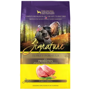 Zignature Turkey Formula Dry Dog Food, 4lb