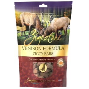 Zignature Venison Formula Biscuit Treats for Dog 12 oz
