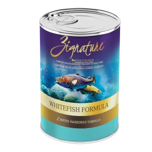 Zignature Whitefish Formula Dog Food 12/13 oz