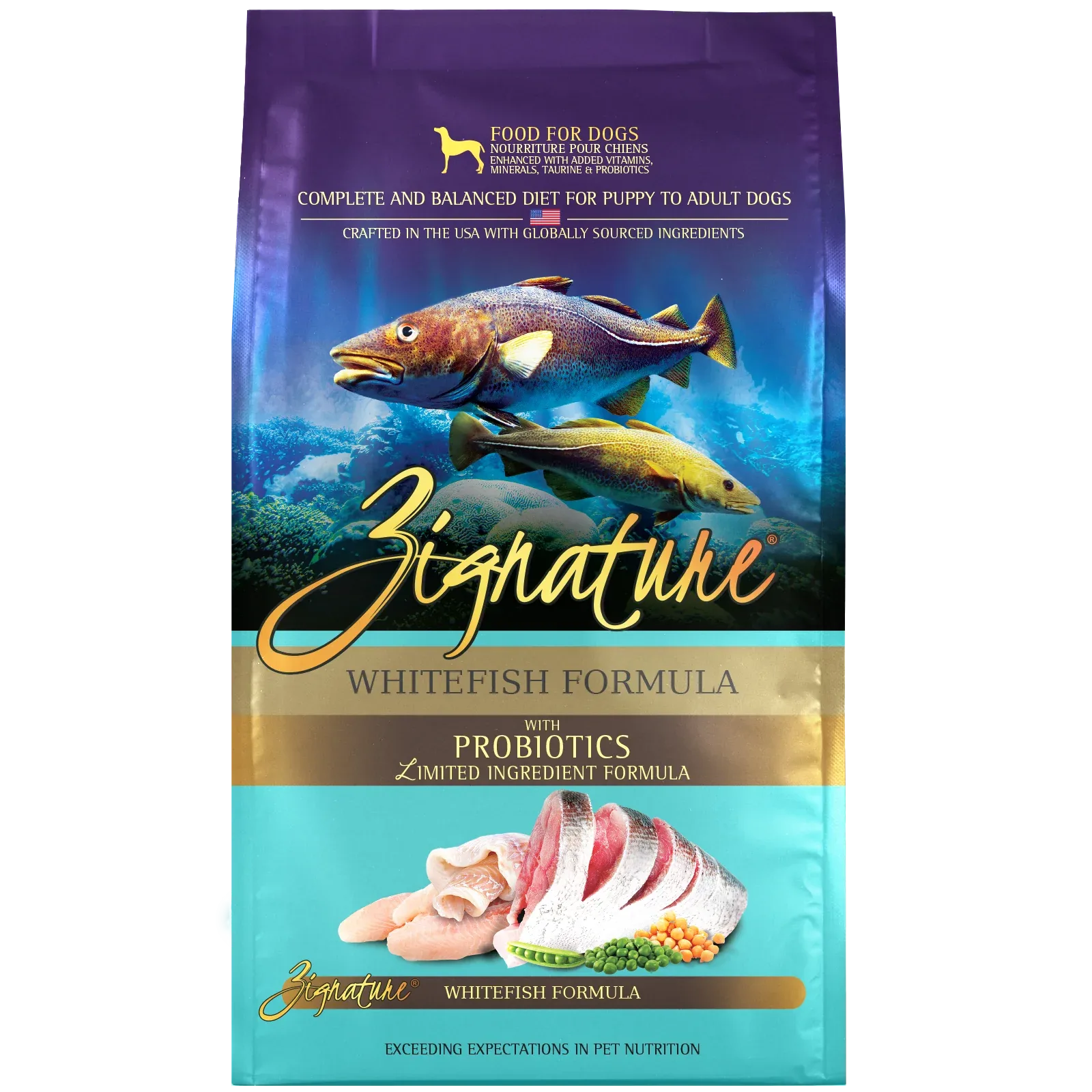 Zignature Whitefish Formula Dog Food 12.5 lb
