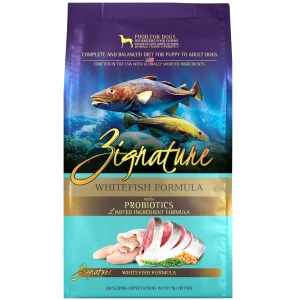 Zignature Whitefish Formula Dog Food 4 lb