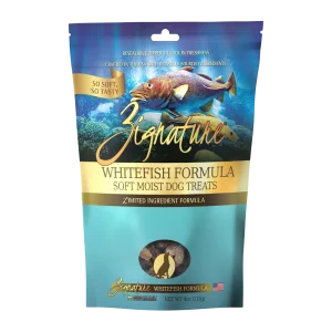 Zignature Whitefish Soft Moist Treats Dog 4 oz