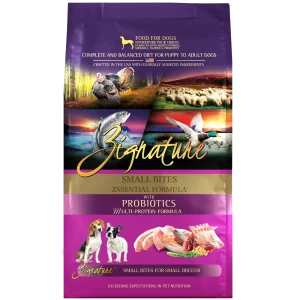 Zignature Zssential Formula Small Bites Dry Dog Food 4 lb