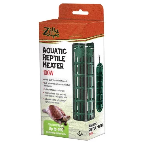 Zilla Aquatic Reptile Heater 100 Watt, For Terrariums up to 40 Gallons - Image 2