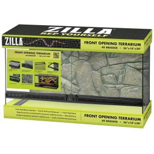 Zilla Front Opening Terrariums 36 x 18 x 20 Inches SD-3
