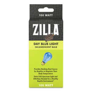 Zilla Incandescent Bulb Day, Blue, 100W