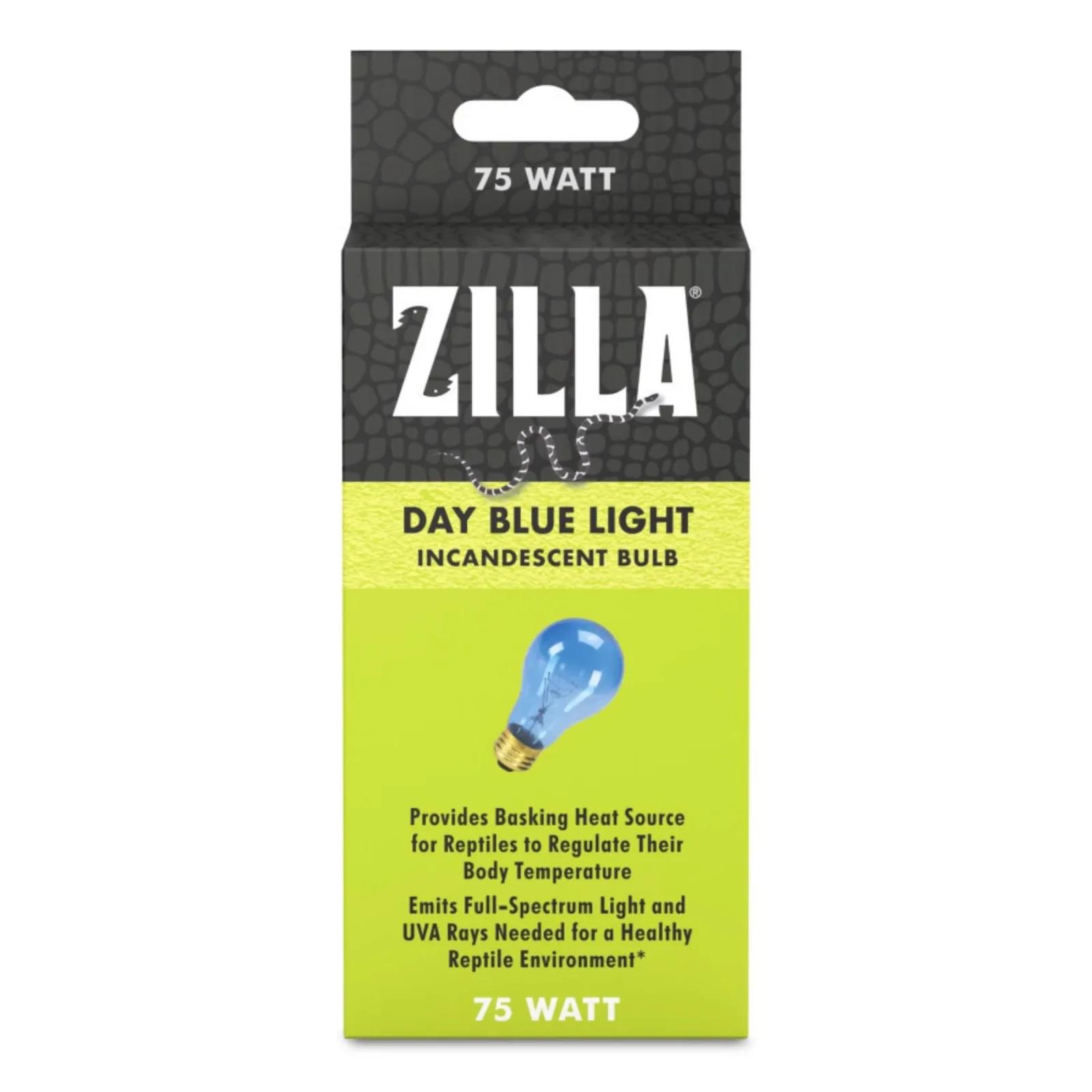 Zilla Incandescent Bulb Day, Blue, 75W