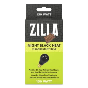 Zilla Incandescent Bulb Night, Black, 150W