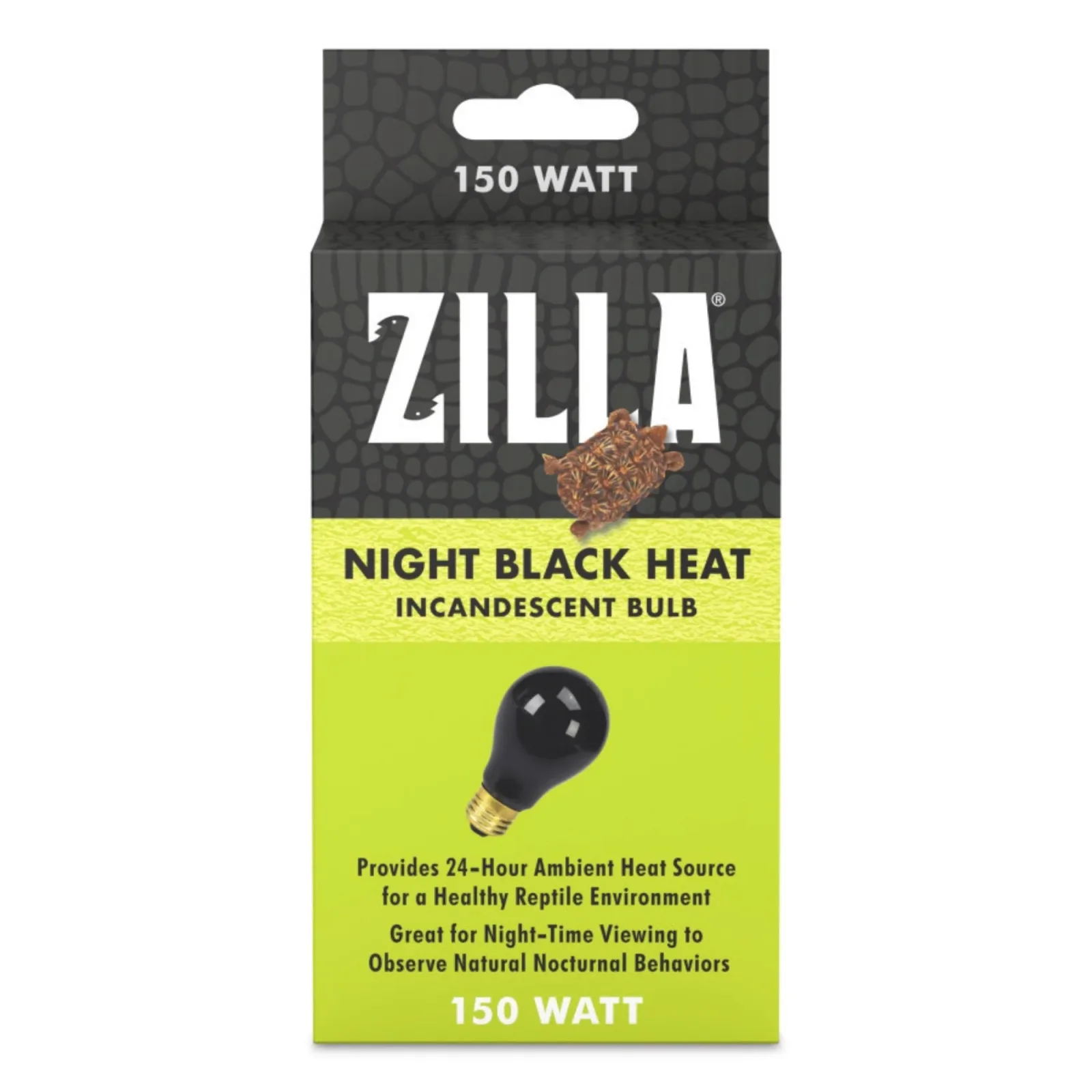Zilla Incandescent Bulb Night, Black, 150W