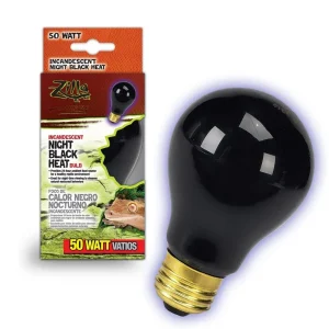 Zilla Incandescent Bulb Night, Black, 50W