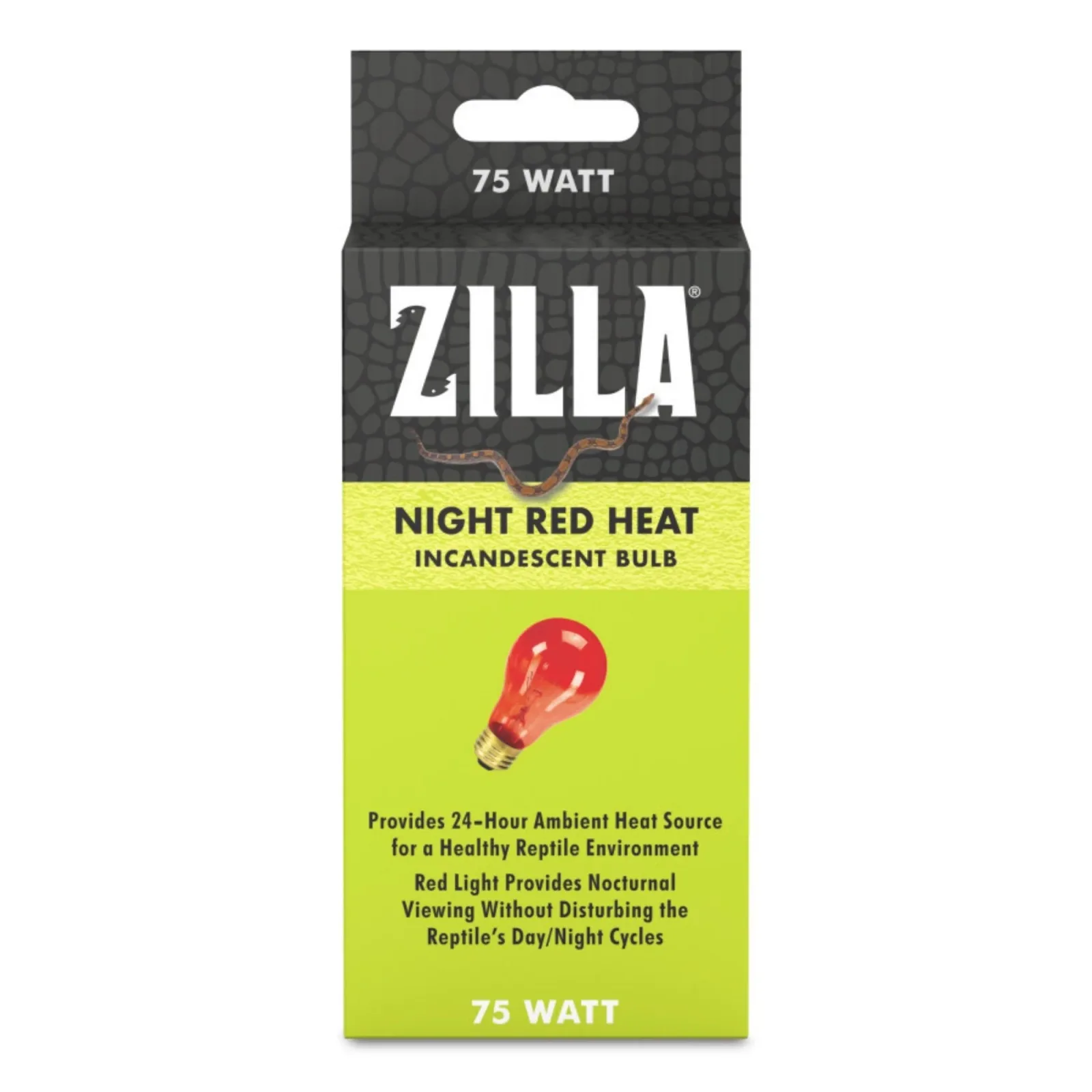 Zilla Incandescent Bulb Night Red, 75W
