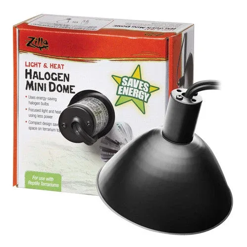 Zilla Light & Heat Halogen Mini Dome For Reptile Terrariums One Size - Image 2
