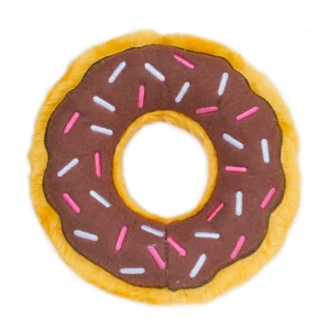 Zippy Paws Mini Donutz Chocolate Dog Toy
