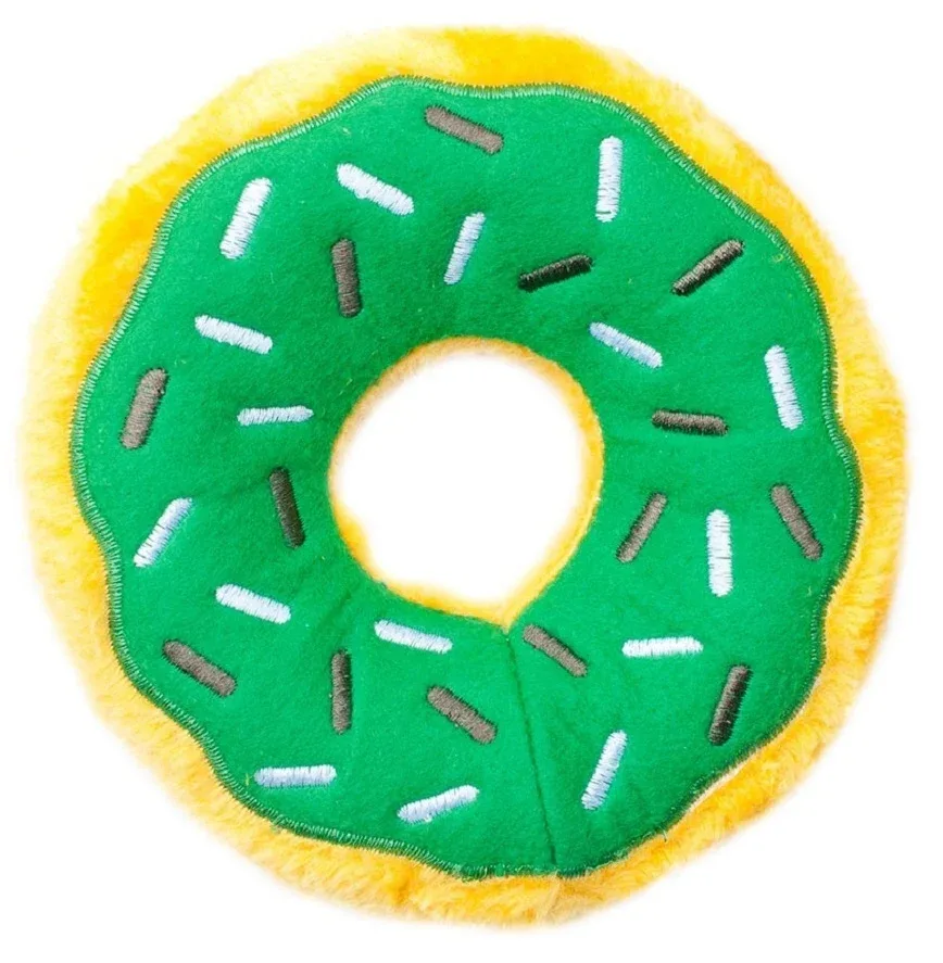ZippyPaws Holiday Donutz Mint Chip Large