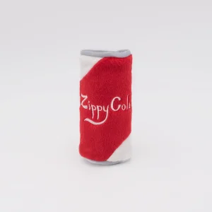 ZippyPaws Squeakie Can Dog Toy, Zippy Cola