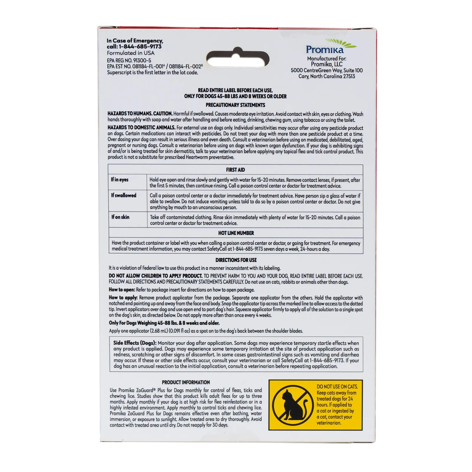 ZoGuard Plus for Dogs 45-88lb 3 Pack - Image 2