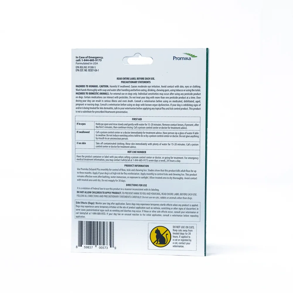 ZoGuard Plus for Dogs 89-132lb 1 Pack - Image 2