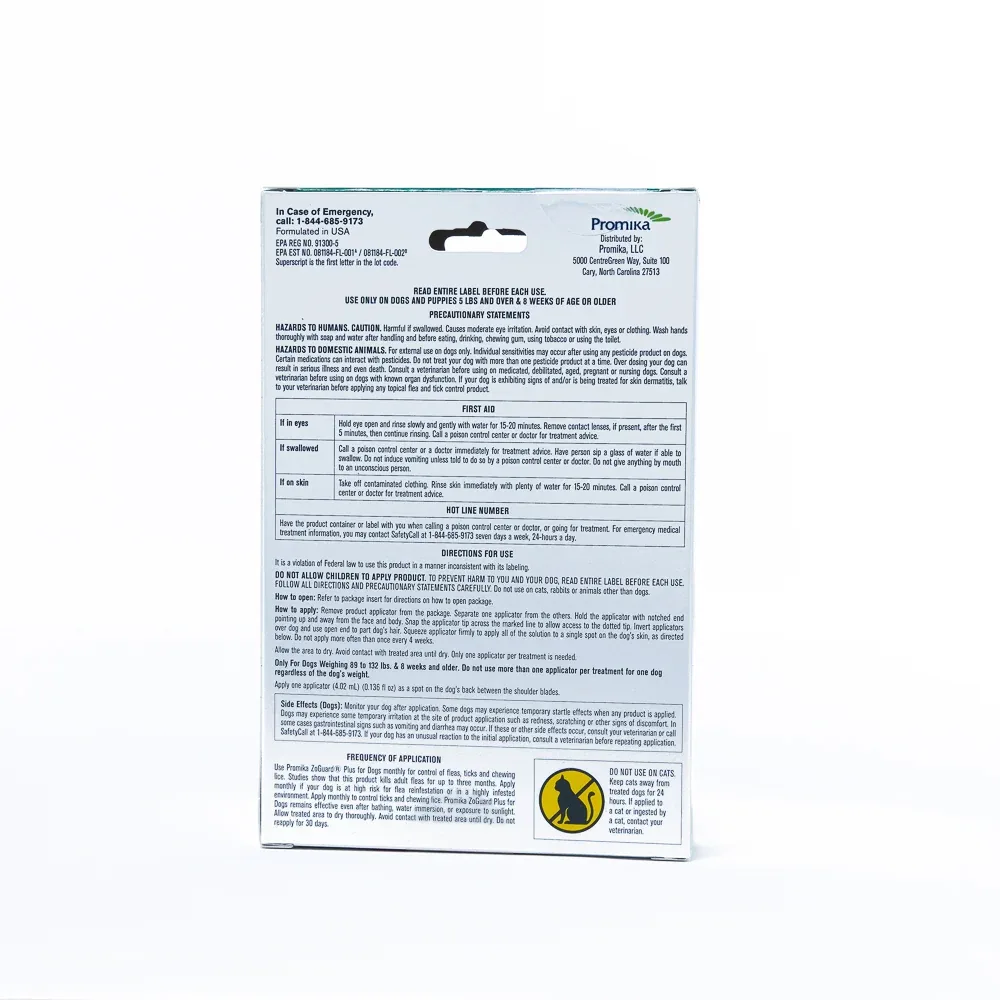 Zoguard Plus for Dogs 89-132lb 3 Pack - Image 2
