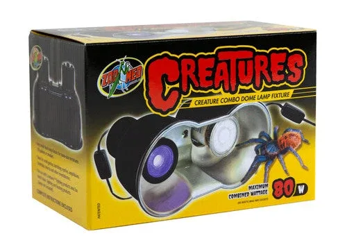 Zoo Med Creatures Combo Dome Lamp Fixture Black - Image 2