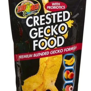 Zoo Med Crested Gecko Food Premium Blended Tropical Fruit Dry Food 1 lb