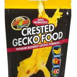 Zoo Med Crested Gecko Food Premium Blended Tropical Fruit Dry Food 2 oz