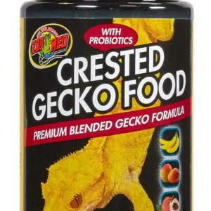 Zoo Med Crested Gecko Food Premium Blended Tropical Fruit Dry Food 4 oz