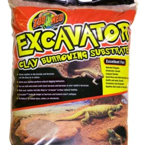 Zoo Med Excavator Clay Burrowing Substrate Brown 20 lb