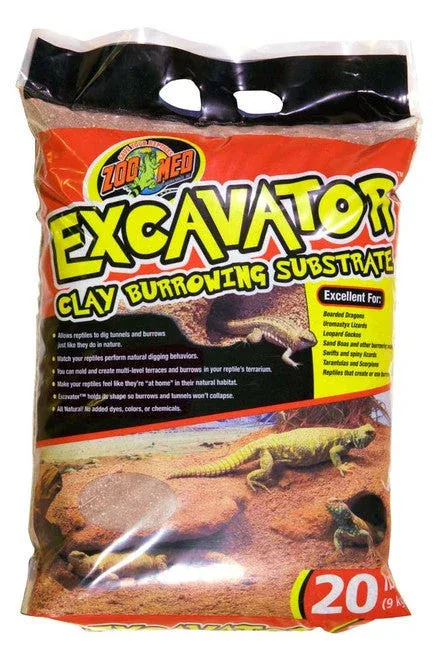 Zoo Med Excavator Clay Burrowing Substrate Brown 20 lb - Image 2