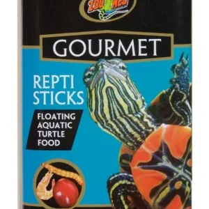 Zoo Med Gourmet Reptisticks Floating Aquatic Turtle Dry Food 8.5 oz
