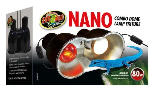 Zoo Med Nano Combo Dome Lamp Fixture Black 8 in x 4 in - Image 2