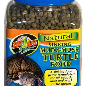 Zoo Med Natural Sinking Mud & Musk Turtle Dry Food 10 oz