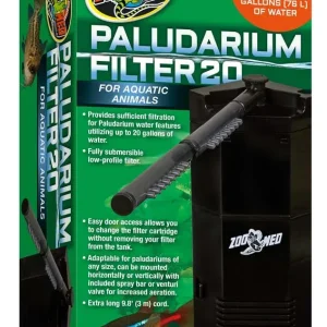 Zoo Med Paludarium 20 Internal Filter Black