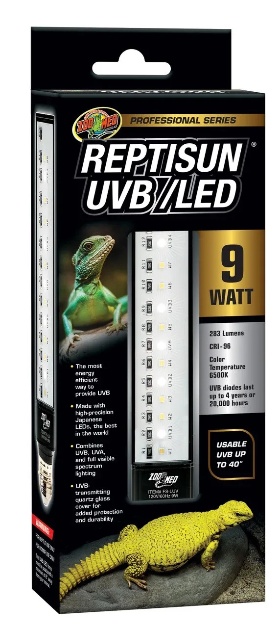 Zoo Med Professional Series Reptisun UVB/LED Bulb 9W