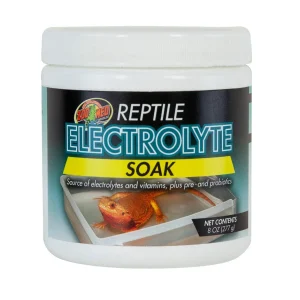 Zoo Med Reptile Electrolyte Soak Supplement 8 fl. oz (DD)