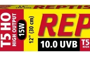 Zoo Med ReptiSun 10.0 UVB T5 HO High Output Lamp White 12 in