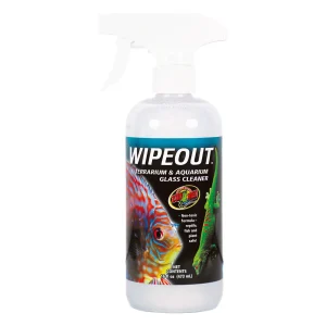Zoo Med WipeOut Terrarium & Aquarium Glass Cleaner 16 oz (DD)
