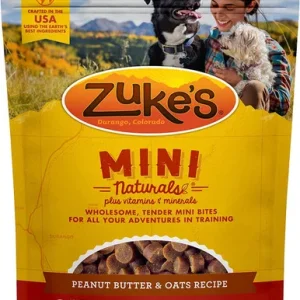 Zukes Dog Mini Natural Peanut Butter 1Lb
