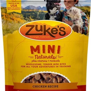 Zukes Mini Naturals Dog Treat - Roasted Chicken Recipe