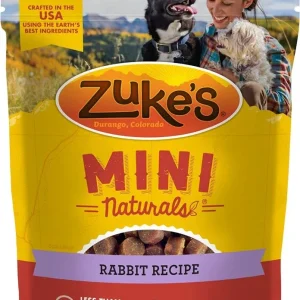 Zukes Mini Naturals Dog Treat - Wild Rabbit Recipe