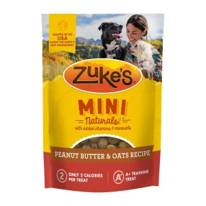 Zuke's mini naturals Peanut Butter & Oats Dog Training Treats, 16 oz