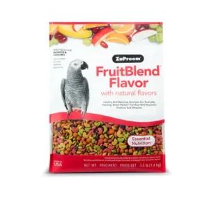 ZuPreem FruitBlend Flavor Parrot & Conure Bird Food