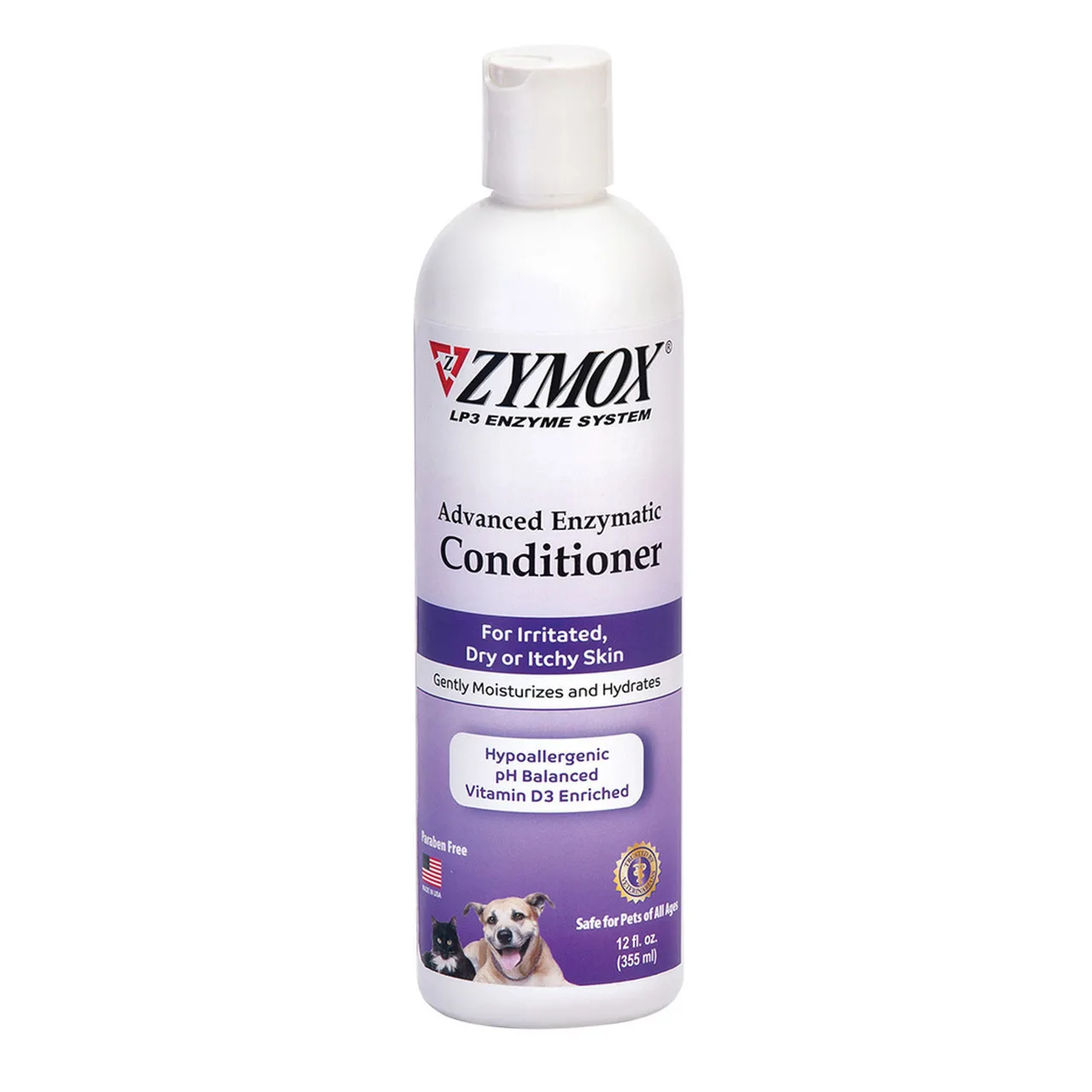 Zymox Conditioning Dog Rinse with Vitamin D3, 12 oz