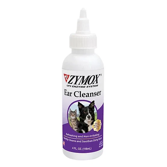Zymox Cruelty-Free Pet Ear Cleanser for Dogs and Cats, 4 oz.