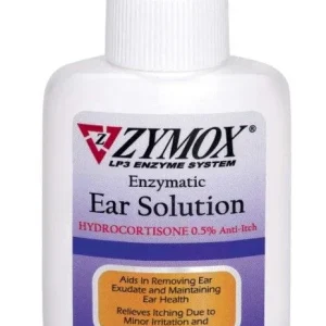 Zymox Enzymatic Ear Solution with Hydrocortisone for Dog and Cat