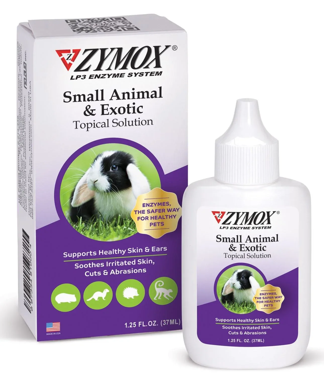 Zymox Small Animal & Exotic Topical Solution 1.25 oz